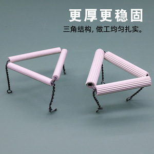 Soporte Triangular de Cerámica Tangshan 55 65 75mm para Equipo de Calentamiento de Laboratorio en Experimentos con Crisoles - Product Image 4