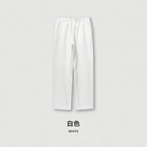 2024 345GSM重量级新款冬季宽松休闲棉男女通用羊毛保暖宽松户外运动街装运动裤 - Product Image 5