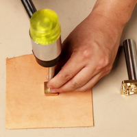 Embosseuse multifonction en laiton de qualité alimentaire avec logo personnalisé pour cuir, savon, cire, glace, biscuits et chocolat