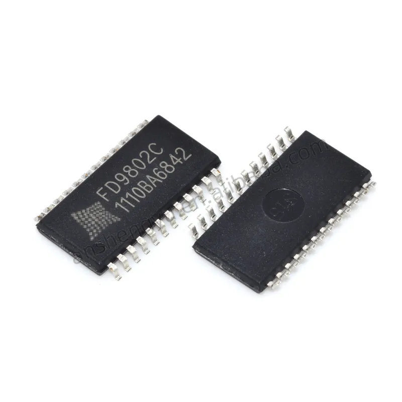 COPOER-Chips IC, Unidad de corriente constante SOP-24, componentes electrónicos, lista BOM, nuevo, Original, FD9802C, FD9802, 9802C, 9802