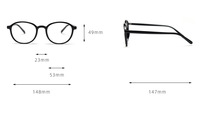 Montura de gafas de marca 2025 para hombre y mujer, gafas ópticas redondas Vintage para miopía, montura de gafas Retro graduadas, monturas de gafas