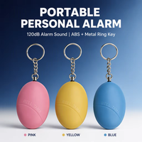 Alarme d'attaque personnelle d'autodéfense 120db sirène portable alarme sonore alarmes personnelles pour enfants/dames/enfants