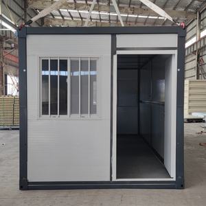 Casa contenedor <span class=keywords><strong>de</strong></span> paquete plano desmontable <span class=keywords><strong>de</strong></span> alto rendimiento para sitio <span class=keywords><strong>de</strong></span> construcción, campamento <span class=keywords><strong>de</strong></span> trabajadores, hogar, oficina, Panel sándwich duradero - Product Image 1