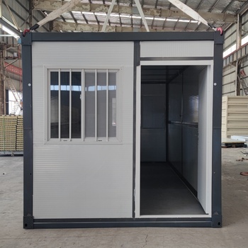 High Performance Detachable Flat Pack Container House for Construction Site Worker Camp Home Office Made Durable Sandwich Panel