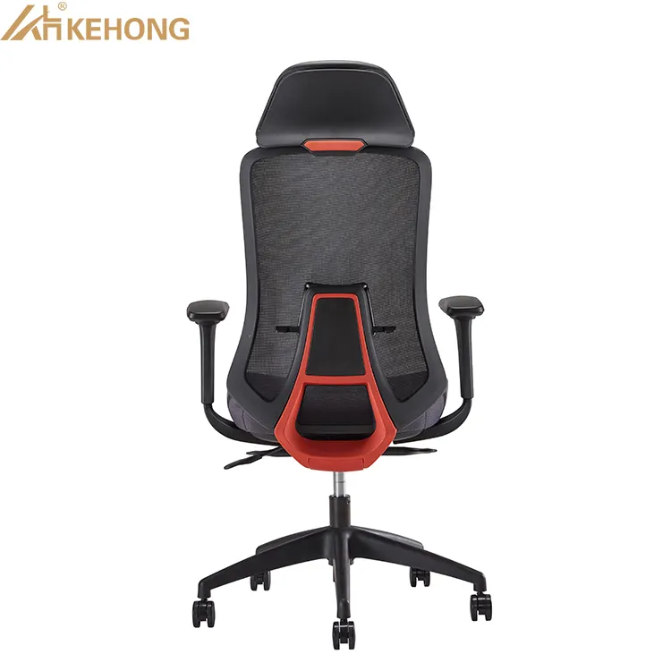 New Design Huzhou Office Chair high Back Executive Swivel Mesh Chair With Armrest For Staff Conference Modern High Back Chair