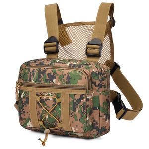 Herren Casual Sports Camouflage Rucksack Aufbewahrung tasche Mode Outdoor Tactical Chest <span class=keywords><strong>Vest</strong></span> Wasserdicht Direct Factory Sales - Product Image 2