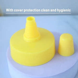 MAYSURE Botella de <span class=keywords><strong>Jarabe</strong></span> PARA LA <span class=keywords><strong>Tos</strong></span>, Botella de Plástico Vacía para Alimentos, Ketchup, Relleno Caliente, Salsa, con Boquilla - Product Image 3