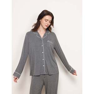 Custom Winter Pajamas Women's Bamboo Pajamas Women Modal Pj Sets Wholesale Sleepwear Pajamas Vietnam - Product Image 4