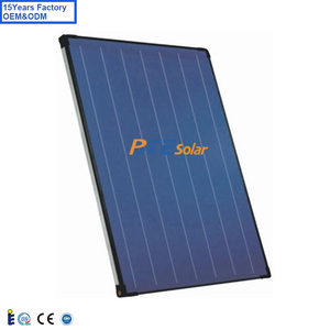 เครื่องทำน้ำร้อนพลังงานแสงอาทิตย์ BTE Solar Keymark Certified พร้อมระบบแผงรับความร้อนแบบกระจกอะลูมิเนียมและท่อทองแดงแบบแบน BTEB-I/0.8-L - Product Image 1