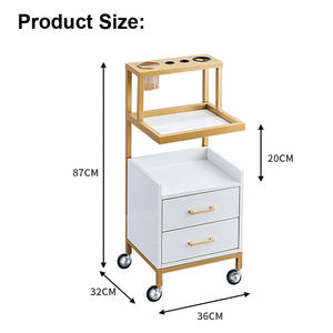 Direct Factory Sale Iron Beauty <b>Tool</b> Car Hair Salon <b>Trolley</b> for Home Office Bedroom & Apartment Use - Product Image 2
