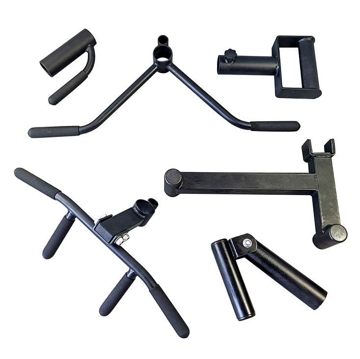 Deadlift Rack Handle Steel Gym Attachments Barbell Barrel Rack for Fitness Training Handles ...