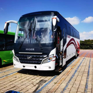 Higer รถโค้ชรถบัสหรูหรา55ที่นั่งดีเซลน้ำมันเชื้อเพลิงยูโร2/3ปล่อยก๊าซเรือนกระจกด้านหน้า lhd/rhd ผลิตด้วยตนเองราคาโรงงานสำหรับทัวร์ใหม่ - Product Image 1