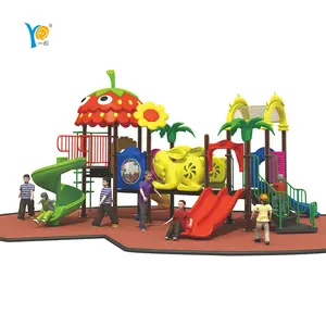 Children Play Amusement Park Slides Modern Mini Plastic Commercial Kids Outdoor Toy Baby Park Playground With Double Slides