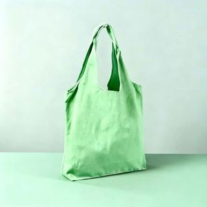 Sac fourre-tout en coton doux et léger, vierge, avec grande ouverture, idéal pour logo personnalisé, courses quotidiennes et vente en gros - Product Image 3
