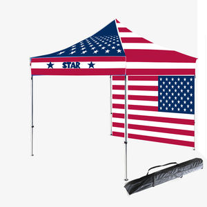 Tente de fond de scène pour événement extérieur en juillet, avec drapeau de l'État du Dakota du Sud (États-Unis) - Product Image 5