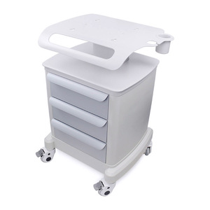 Chariot de rangement mobile professionnel multifonctionnel en acier inoxydable CT-01 pour équipement de beauté et soins de la peau avec verrouillage - Product Image 3