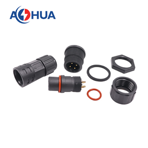 Aohua 2 3 4 <span class=keywords><strong>5</strong></span> 6 broches mâle femelle connecteur de câble connecteur <span class=keywords><strong>circulaire</strong></span> à montage sur panneau connecteur électrique 300V 110V - Product Image 6