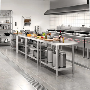 Vasca singola europea lavello da <span class=keywords><strong>cucina</strong></span> in acciaio inox fatto a mano rubinetto a 1 foro-senza piano di lavoro Backsplash solido sotto scaffale per C - Product Image 6