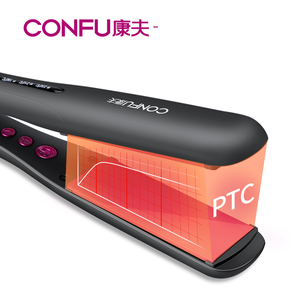 جهاز فرد الشعر CONFU ضوء LED لصالون المنزل متعدد الوظائف محمول سريع PTC مسخن كهربائي للتحكم في درجة الحرارة فرد - Product Image 4