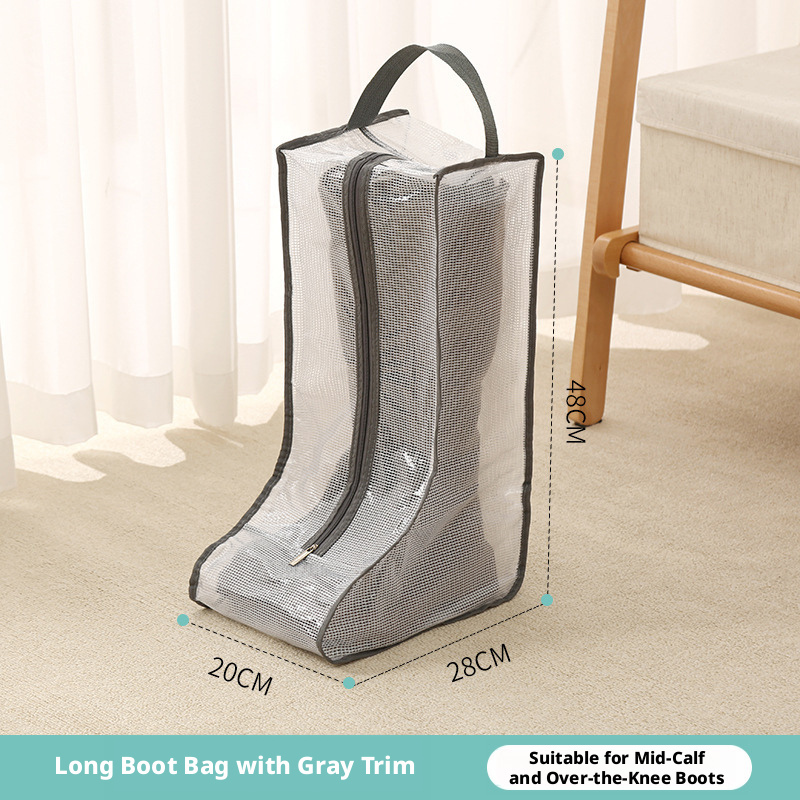Bottes à bords gris