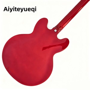 Vente directe usine <span class=keywords><strong>Guitare</strong></span> électrique jazz à douze cordes avec corps semi-creux en érable et trou en F - Product Image 4