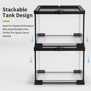 Stackable bò sát chăn nuôi hộp không gian-tiết kiệm thiết kế cho nhện Bọ Cạp và nhỏ sinh thái hiển thị - Product Image 6