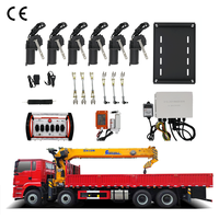 Kit de système de télécommande sans fil pour grue hydraulique à 6 joysticks, télécommande sans fil pour grue de camion