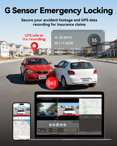 Cámara para Coche Redtiger Distributor F9 <span class=keywords><strong>Lite</strong></span> 4K, Cámara Frontal con Monitor de Estacionamiento 24H, Control por Aplicación, GPS, WiFi, Mini Cámara Oculta para Vehículos - Product Image 4