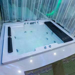 Vasca da Bagno Idromassaggio <span class=keywords><strong>Jacuzzi</strong></span> Incassata in Acrilico per Due Persone con Idromassaggio - Product Image 2