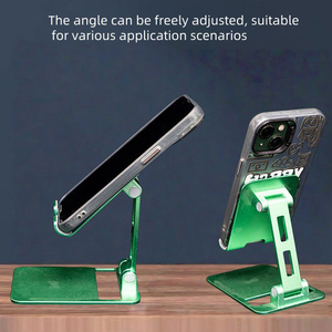 Support universel flexible en alliage d'aluminium réglable en hauteur pour lit, bureau, tableau de bord, téléphone portable avec rotation à 360° pour appels mains libres - Product Image 4