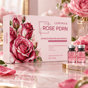 Ampolla de Suero Facial PDRN de Rosa de Marca Personalizada, 5ml x 10 Viales, Esencia Hidratante, Fabricante de Cosméticos de Marca Privada OEM - Product Image 6