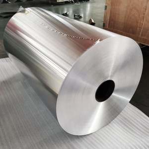 Papel de aluminio plateado Calidad industrial 7 micras 6,5 micras Rollo de grado alimenticio Láminas de aluminio - Product Image 3