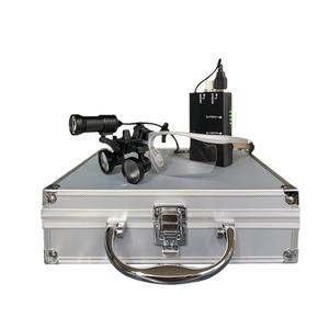 Loupes dentaires de haute qualité avec source de lumière LED, distance focale de 420 mm pour l'examen et le <span class=keywords><strong>traitement</strong></span> dentaires - Product Image 1