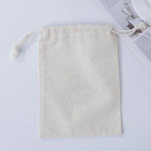 Sac à linge en toile de coton naturel personnalisé et portable avec cordon de serrage pour hôtels – Offre Spéciale - Product Image 4