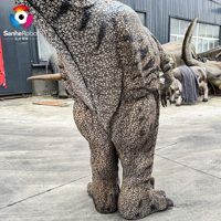 Costume de Velociraptor réaliste avec jambes cachées - Combinaison de dinosaure animatronique légère pour spectacles et événements interactifs pour adultes