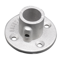 Fixation de tuyau d'eau connecteur de joint d'étagère 6 points lien de tuyau en acier galvanisé accessoires de connexion de tuyau rond