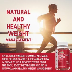 OEM/ODM Hochwertige Gewichtsreduktions-Gummibärchen Effektive Ballaststoff-Schlankheits-Keto-Gummibärchen APFELCIDER-ESSIG-Gummibärchen - Product Image 4