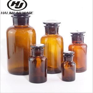 HAIJU Nhà Máy Bán Hot Phòng Thí Nghiệm <span class=keywords><strong>Amber</strong></span> Glass Thuốc Thử Chai Lọ Cho 30Ml/60Ml/120Ml/250Ml/500Ml/1000Ml - Product Image 6