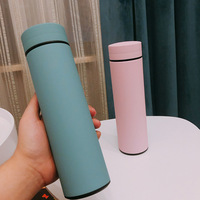 Botella de agua inteligente de acero inoxidable, vaso térmico a granel con pantalla Led de temperatura, barata, especial, nueva