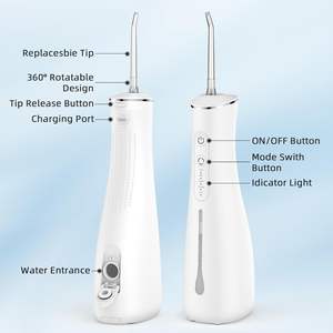 Molde privado inteligente 300ML IPX7 portátil Mini viaje inalámbrico Dental Limpieza de dientes portátil irrigador bucal de agua - Product Image 2