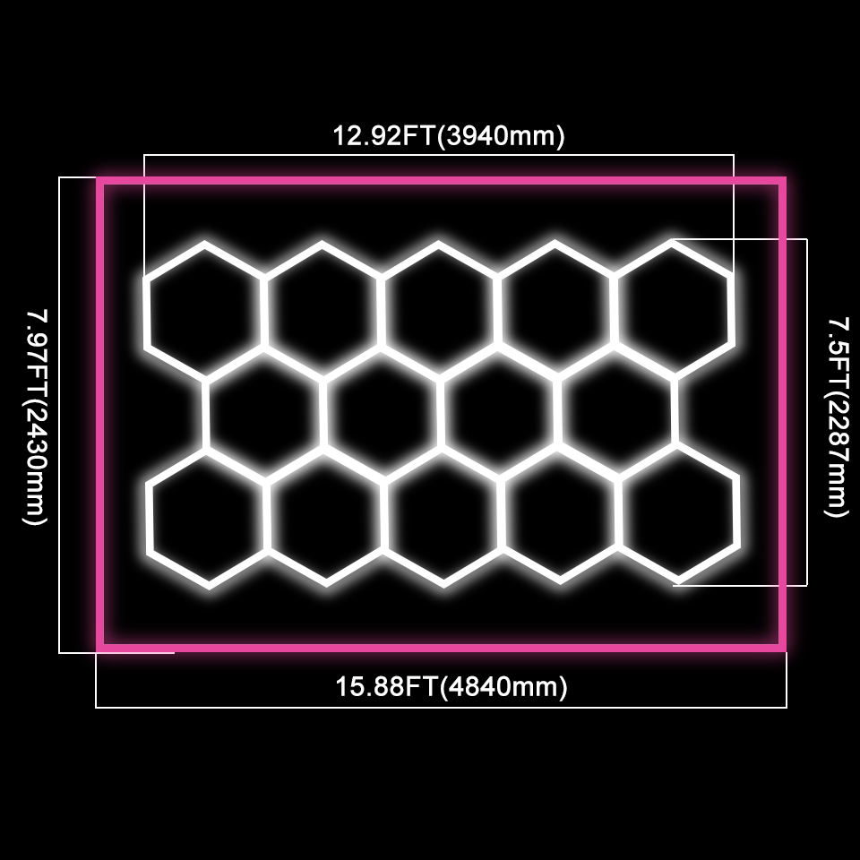 650W(pink border+white hexagon)