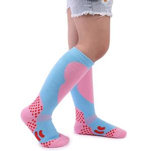 <span class=keywords><strong>Chaussettes</strong></span> de <span class=keywords><strong>ski</strong></span> de sports d'hiver pour enfants Laine chaude Long Crew avec fond en laine épaisse Technique déodorante tricotée - Product Image 5