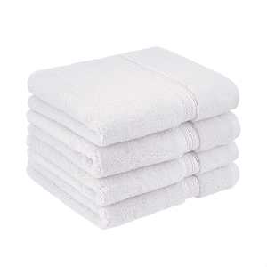 Serviette d'hôtel personnalisée, serviette de toilette en coton à séchage rapide, tissée avec logo uni, Toalha De White, serviette de bain surdimensionnée - Product Image 1