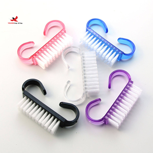 Pinceau à ongles en nylon synthétique plat ondulé 3 couleurs mignon et compact, multifonctionnel pour salon de coiffure, qualité supérieure, prix réduit - Product Image 2