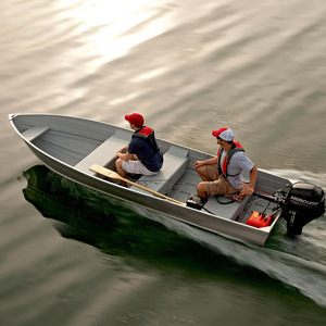 Meilleur <span class=keywords><strong>prix</strong></span> Bateau semi-rigide à coque en aluminium de 14 pieds avec rivets, état neuf, pour la pêche en mer, l'aviron et la dérive dans les lacs et les rivières - Product Image 5