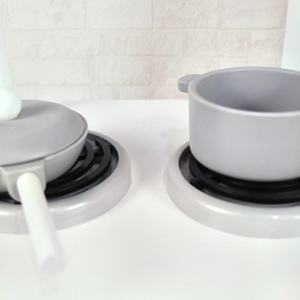 PINK with Grey Is a <strong>Fun</strong> and Beautiful Wooden <strong>Kitchen</strong> Toy - Product Image 2