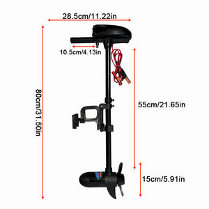 18LBS 12V 2 KM/H <span class=keywords><strong>Moteur</strong></span> Hors-Bord pour Kayak Canoë <span class=keywords><strong>Moteur</strong></span> Électrique Léger pour Bateau - Product Image 4