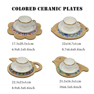 <span class=keywords><strong>Plateau</strong></span> de service en bambou et céramique de forme personnalisée, planche à découper, planche à <span class=keywords><strong>charcuterie</strong></span> et à <span class=keywords><strong>fromage</strong></span> avec poignée pour cadeau - Product Image 4