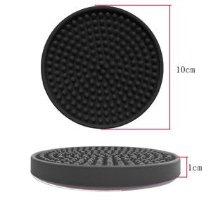 Printed <b>Silicone</b> PVC Round Coaster Rubber Drink Mat Non Slip Heat Resistant Cup <b>Pad</b> Table Protector Mat with Custom Design - Product Image 5