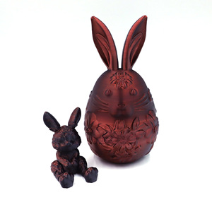 Figurine décorative de lapin articulé imprimée en 3D, collection d'animaux tendance, animaux en plastique, dinosaures, produit - Product Image 2